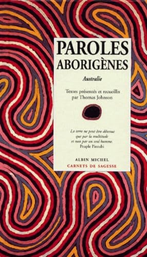 Paroles aborigenes / Livres pour enfants