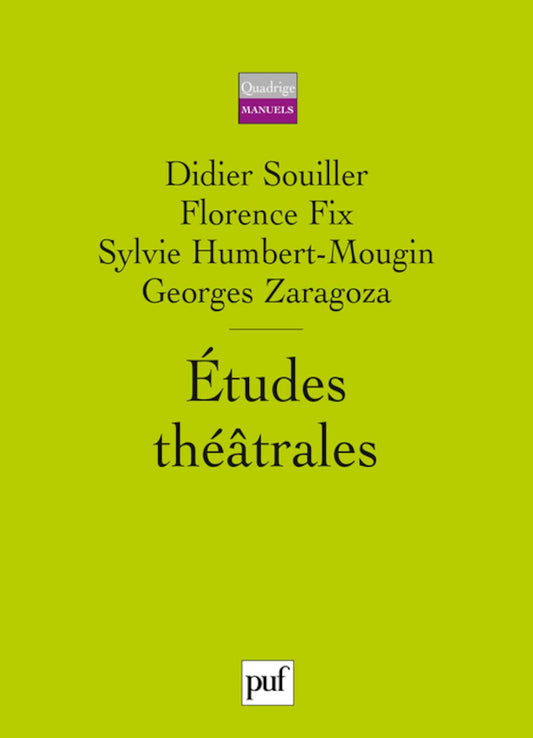 Etudes theatrales / Romans et litterature