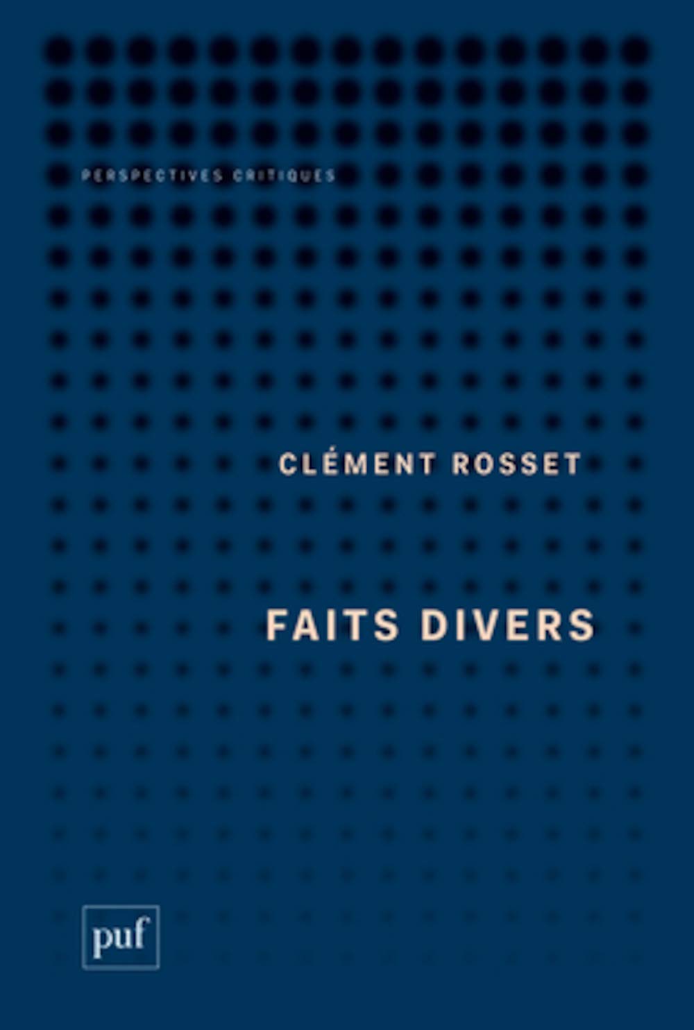 Faits divers / Sciences humaines