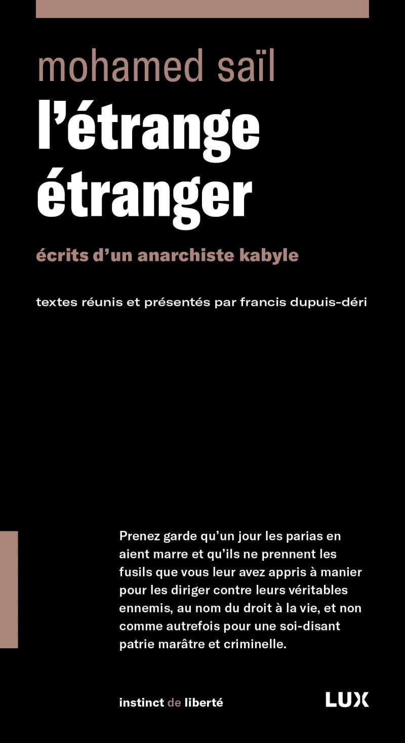L'etrange etranger:  / Sciences humaines
